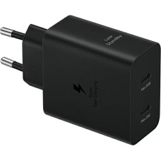 Samsung Power Adapter Duo EP-T5020XBEGEU network charger 2x USB-C 50W - black