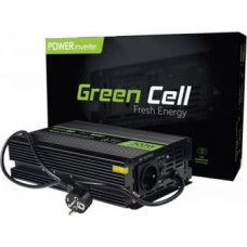 Green Cell Strāvas pārveidotājs Green Cell 12V to 230V 300W/ 600W Pure Sine wave