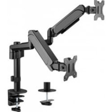 Gembird Monitora stiprinājums Gembird Adjustable Desk 2-display Mounting Arm 17”-32”