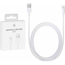 Apple Kabelis Apple USB Male - Apple Lightning Male White 2m