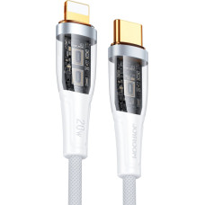 Joyroom fast charging cable with smart switch USB-C - Lightning 20W 1.2m white (S-CL020A3)