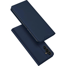 Dux Ducis Skin Pro Case for Samsung Galaxy A14 4G / 5G Cover with Flip Card Wallet Stand Blue