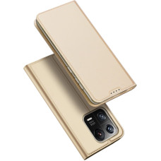 Dux Ducis Skin Pro Case Xiaomi 13 Pro Flip Card Wallet Gold Stand