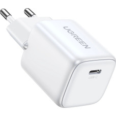 Ugreen GaN USB C 30W PD Ugreen Nexode Mini fast charger - white