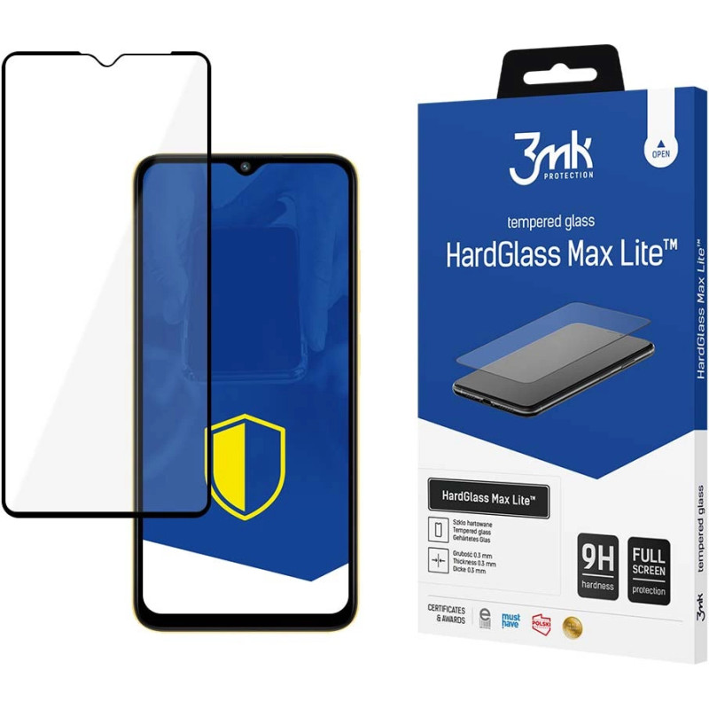 3Mk Protection 9H 3mk HardGlass Max Lite™ glass on Xiaomi Poco M5