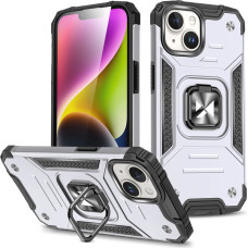 Wozinsky Ring Armor iPhone 15 Plus iPhone 15 Plus Ring Armor Case - Silver