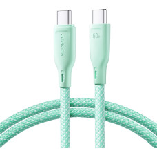 Joyroom SA34-CC3 USB-C - USB-C cable 60W 480Mb/s 1m - green