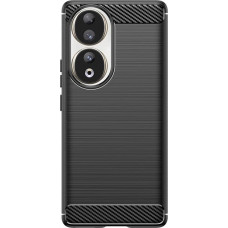 Hurtel Carbon Case silicone case for Honor 90 - black