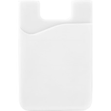 Hurtel Self-adhesive card case for the back of the phone - white