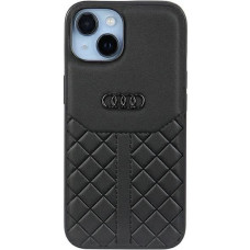 Audi Genuine Leather iPhone 14 6.1" black/black hardcase AU-TPUPPCIP14-Q8/D1-BK