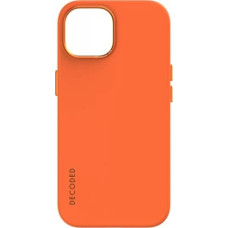 Decoded Leather Case with MagSafe for iPhone 15 - orange