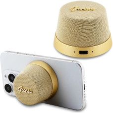 Guess Magnetic Script Metal Bluetooth speaker - gold