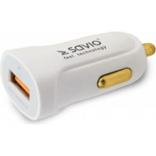 Savio Lādētājs Savio Car Quick Charge Charger White