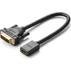 Ugreen cable adapter cable DVI (male) - HDMI (female) 0.15m black (20118)