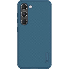 Nillkin Super Frosted Shield Pro case for Samsung Galaxy S23+ armored cover + phone stand blue