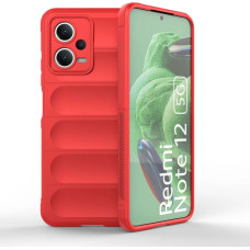 Hurtel Magic Shield Case for Xiaomi Redmi Note 12 5G / Poco X5 5G Flexible Armor Cover Red