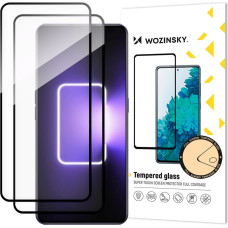 Wozinsky Full Glue Tempered Glass 2x Tempered Glass for Realme GT Neo 5 / Realme GT3 9H Full Screen Black Frame Screen Protector