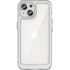 Hurtel iPhone 15 Outer Space reinforced case with flexible frame - transparent