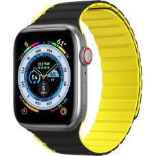 Dux Ducis Magnetic Apple Watch SE, 9, 8, 7, 6, 5, 4, 3, 2, 1 (41, 40, 38 mm) Dux Ducis Strap (LD Version) - black and yellow