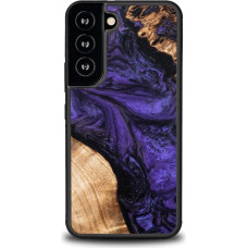 Bewood Wood and Resin Case for Samsung Galaxy S22 Bewood Unique Violet - Purple and Black