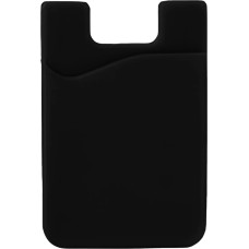 Hurtel Self-adhesive card case for the back of the phone - black