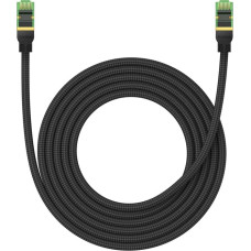 Baseus fast RJ45 cat. network cable. 8 40Gbps 3m braided black