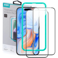 ESR TEMPERED GLASS 2-PACK IPHONE 15 BLACK