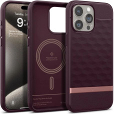 Spigen Caseology Parallax Mag case with MagSafe for iPhone 15 Pro Max - burgundy