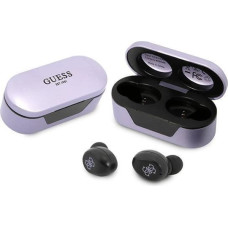 Guess GUTWST31EU TWS Bluetooth headphones + docking station purple/purple