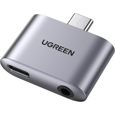 Ugreen CM231 USB-C mini jack 3.5 mm audio adapter - gray