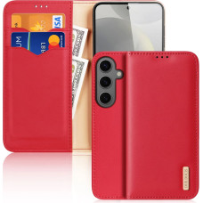 Dux Ducis Hivo case with flap and RFID blocker for Samsung Galaxy S24+ - red