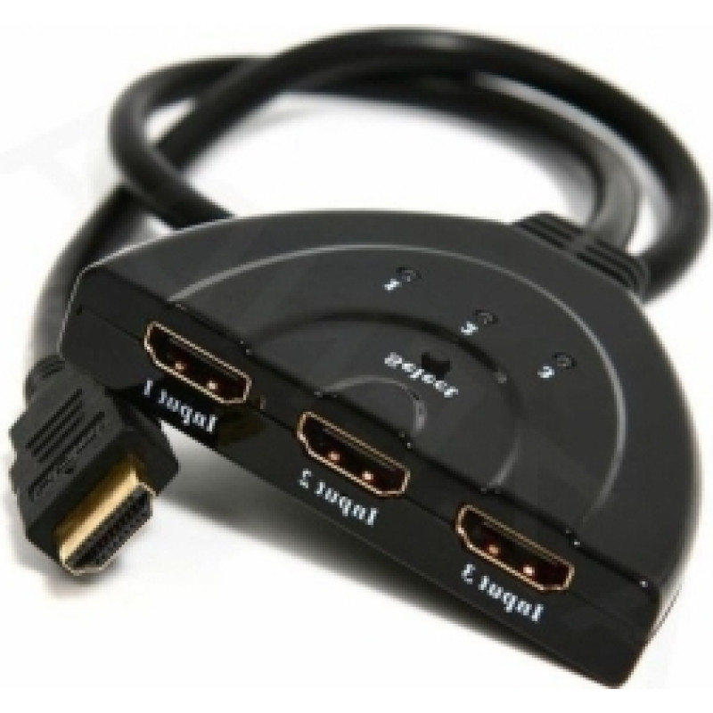 Gembird Switch HDMI Male - HDMI Female Black