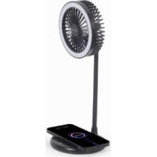 Gembird Ventilators Gembird Desktop Fan with Lamp and Wireless Charger