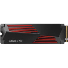 Samsung SSD|SAMSUNG|990 PRO with Heatsink|4TB|M.2|PCIe Gen4|NVMe|TLC|Write speed 6900 MBytes/sec|Read speed 7450 MBytes/sec|2.3mm|TBW 1200 TB|MTBF 1500000 hours|MZ-V9P4T0GW