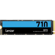 Lexar ® 500GB High Speed PCIe Gen 4X4 M.2 NVMe, up to 5000 MB/s read and 2600 MB/s write, EAN: 843367129690