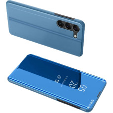 Hurtel Clear View Case cover for Samsung Galaxy S23+ flip cover blue