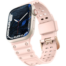 Hurtel Strap Triple Protection Apple Watch SE strap, 9, 8, 7, 6, 5, 4, 3, 2, 1 (41, 40, 38 mm) band bracelet pink