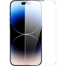 Baseus Set of 2x Tempered Glass for iPhone 14 Pro Max Full Screen with Speaker Cover 0.3mm + Mounting Frame