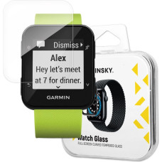 Wozinsky Full Glue Tempered Glass Tempered Glass For Garmin Forerunner 35 9H Full Screen Cover With Black Frame