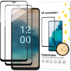 Wozinsky Full Glue Tempered Glass 2x Tempered Glass For Nokia G22 9H Full Screen Full Cover With Black Frame