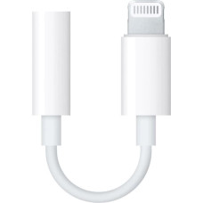 Apple MMX62ZM/A Lightning to 3.5mm Mini Jack Female Adapter White