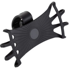 Hurtel Swivel silicone bike holder with replaceable head - black