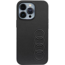 Audi Synthetic Leather iPhone 13 Pro / 13 6.1" black/black hardcase AU-TPUPCIP13P-TT/D1-BK