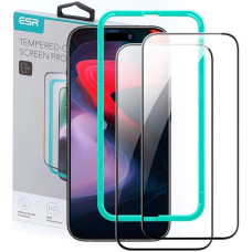 ESR TEMPERED GLASS 2-PACK IPHONE 15 PRO BLACK