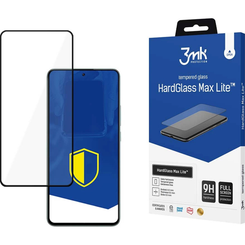 3Mk Protection 9H 3mk HardGlass Max Lite™ glass on Xiaomi 13T