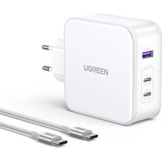 Ugreen Nexode CD289 GaN network charger USB-A/2xUSB-C 140W + USB-C - USB-C cable 1.5m - white