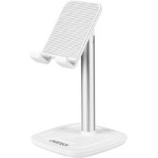 Choetech H035 aluminum stand for a phone or tablet with adjustment - white and silver