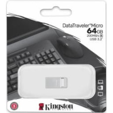 Kingston Zibatmiņa Kingston DataTraveler Micro 64GB Ultra-small