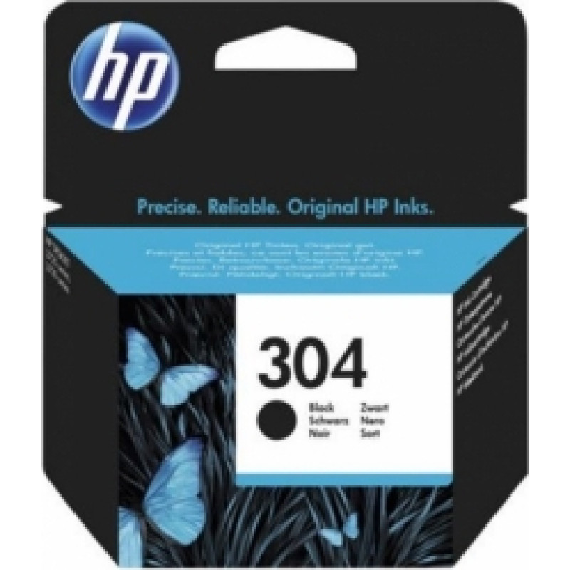 HP Tintes kārtidžs HP 304 Black