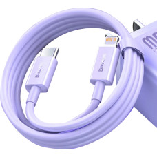 Baseus USB-C fast charging / data transfer cable - Lightning PD 20W 1m Baseus Superior Series - purple